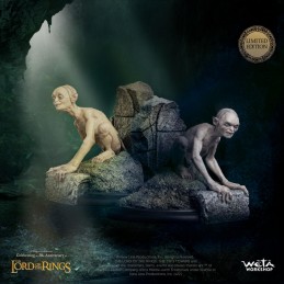 WETA LORD OF THE RINGS GOLLUM AND SMEAGOL LIMITED EDITION STATUE FIGURE