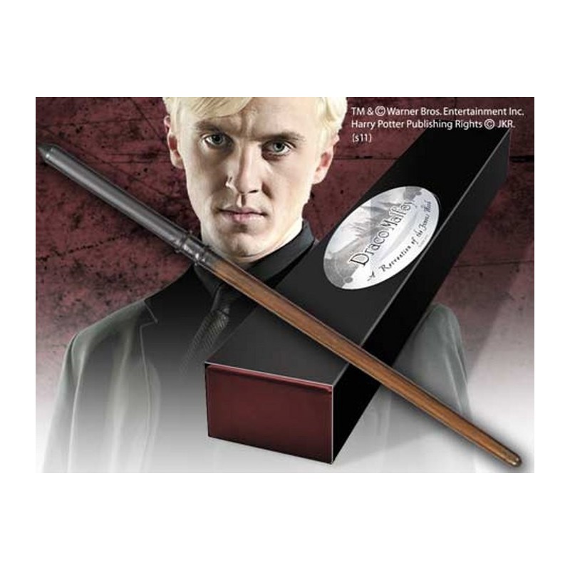 NOBLE COLLECTIONS HARRY POTTER WAND DRACO MALFOY REPLICA BACCHETTA