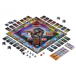 HASBRO MONOPOLY JURASSIC PARK ITALIAN BOARD GAME