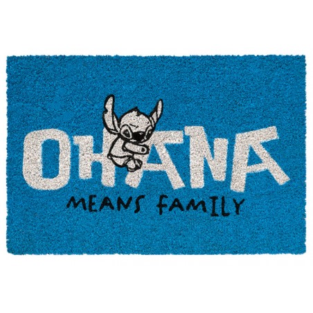 LILO AND STITCH OHANA MEANS FAMILY DOORMAT ZERBINO 40X60CM