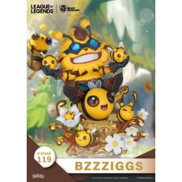 D-STAGE LEAGUE OF LEGENDS BEEMO AND BZZZIGGS SET STATUA FIGURE DIORAMA BEAST KINGDOM