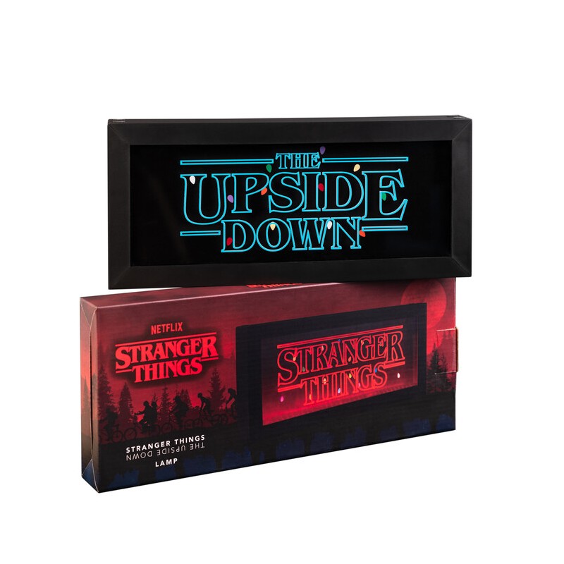 STRANGER THINGS THE UPSIDE DOWN FRONT BACK LIGHT LAMPADA FRONTE RETRO PALADONE PRODUCTS