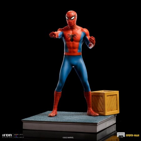 SPIDER-MAN ANIMATED 60'S ART SCALE 1/10 STATUE FIGURE