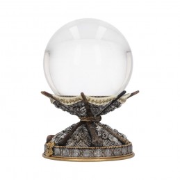 HARRY POTTER WAND CRYSTAL BALL AND HOLDER REPLICA NEMESIS NOW