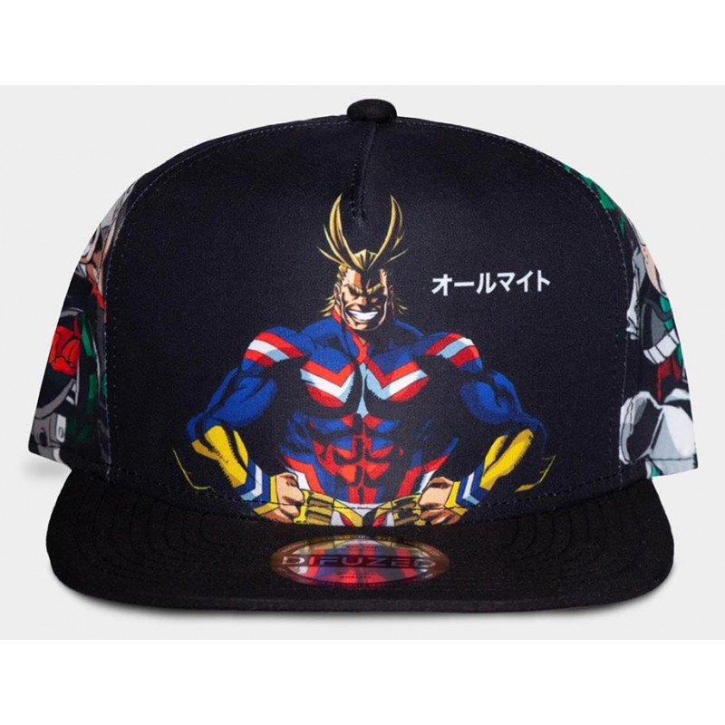 DIFUZED BASEBALL CAP MY HERO ACADEMIA ALL MIGHT DIFUZED BASEBALL CAP MY HERO ACADEMIA ALL MIGHT