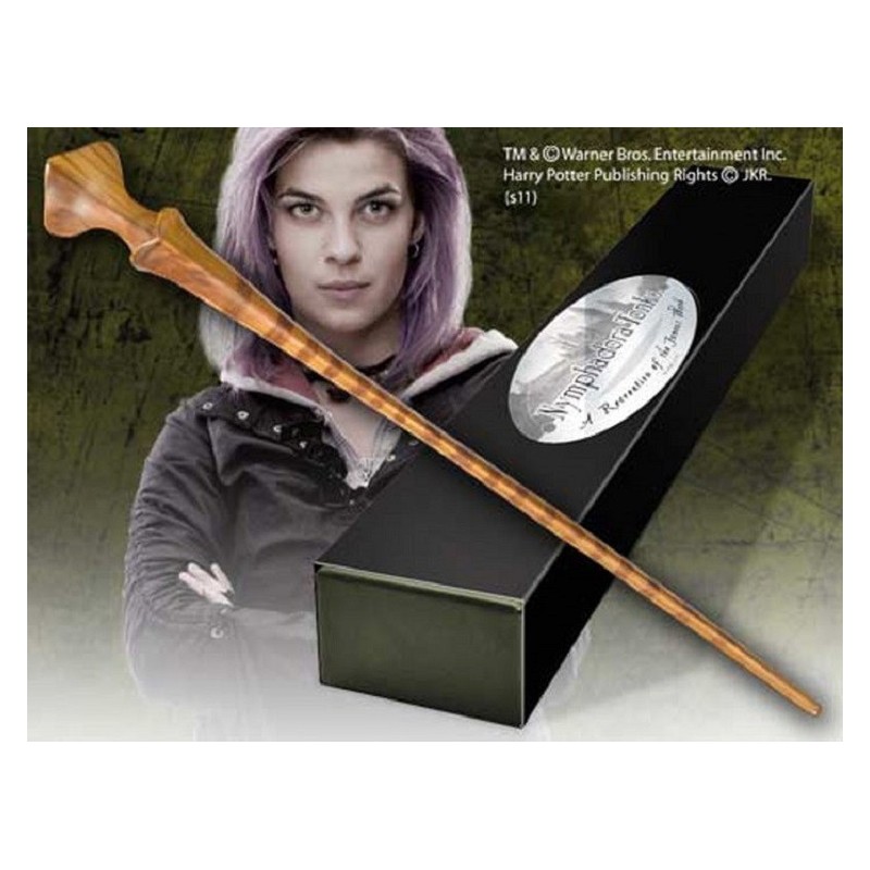 HARRY POTTER WAND NYMPHADORA TONKS REPLICA BACCHETTA NOBLE COLLECTIONS