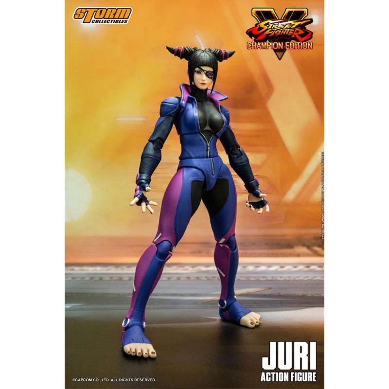 STORM COLLECTIBLES STREET FIGHTER V JURI HAN 1/12 ACTION FIGURE