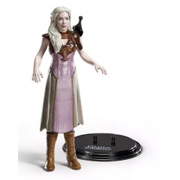 NOBLE COLLECTIONS GAME OF THRONES BENDYFIGS DAENERYS TARGARYEN ACTION FIGURE