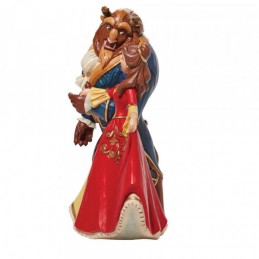 LA BELLA E LA BESTIA NATALE INCANTATO STATUA FIGURE ENESCO