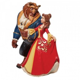 ENESCO BEAUTY AND THE BEAST ENCHANTED CHRISTMAS STATUE FIGURE