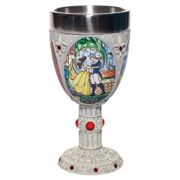 ENESCO BEAUTY AND THE BEAST GOBLET RESIN