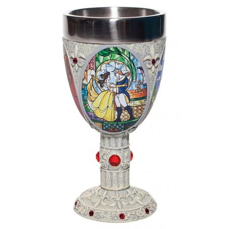 BEAUTY AND THE BEAST GOBLET RESIN