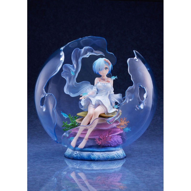 FURYU RE ZERO REM AQUA ORB 1/7 STATUE FIGURE