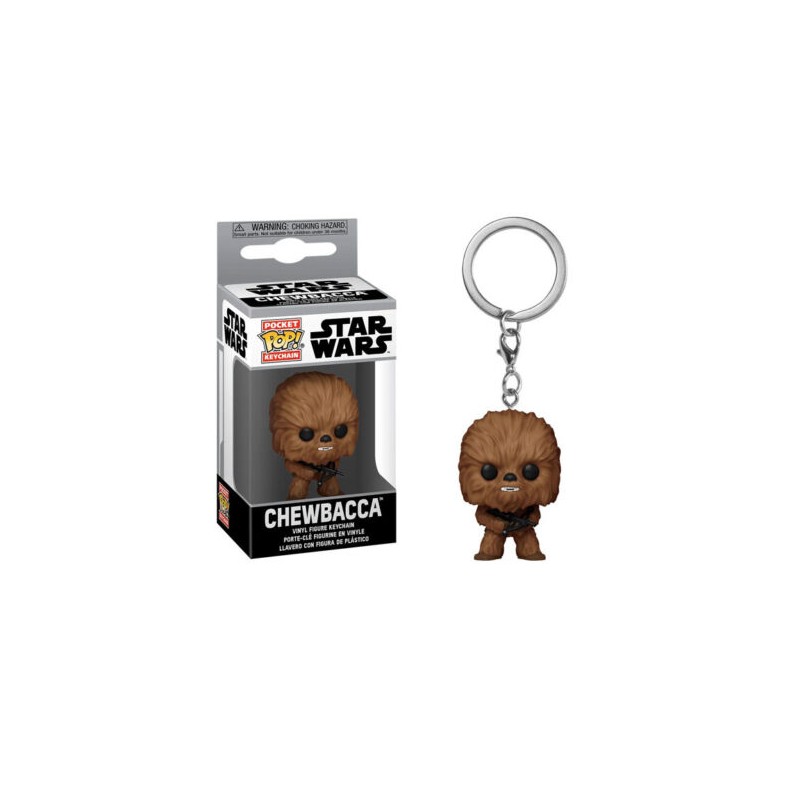 STAR WARS POCKET POP! CHEWBACCA KEYCHAIN PORTACHIAVI FUNKO