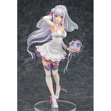 RE:ZERO EMILIA WEDDING VERSION STATUA FIGURE