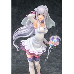 RE:ZERO EMILIA WEDDING VERSION STATUA FIGURE PHAT!