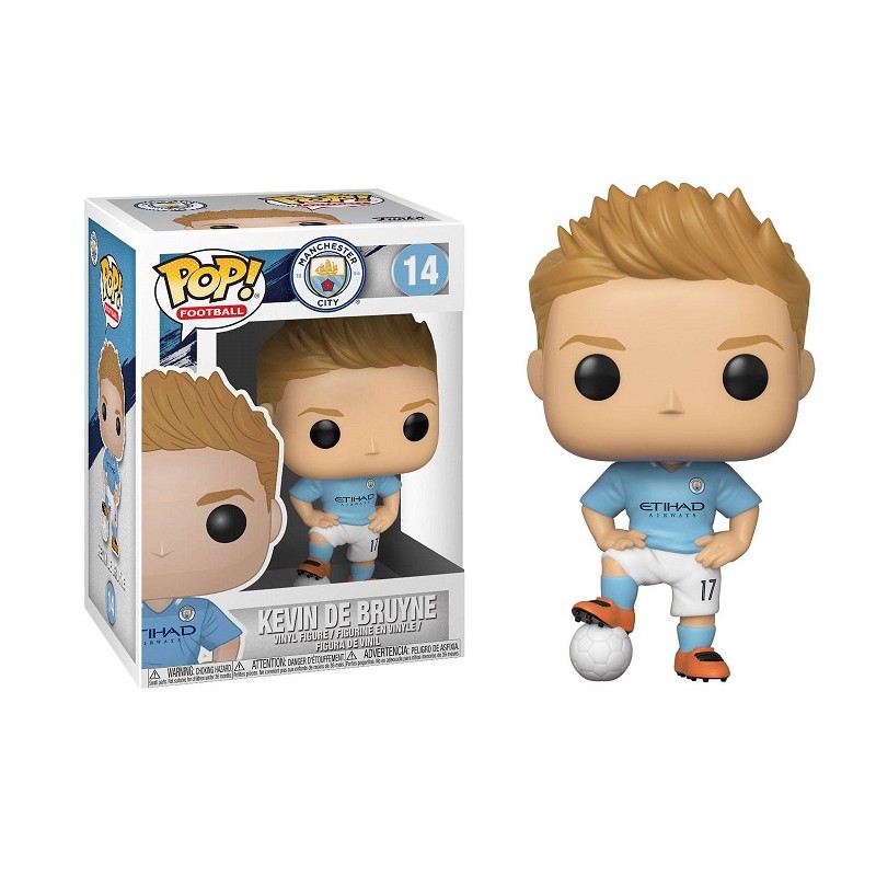 FUNKO POP! MANCHESTER CITY F.C. KEVIN DE BRUYNE BOBBLE HEAD KNOCKER FIGURE FUNKO