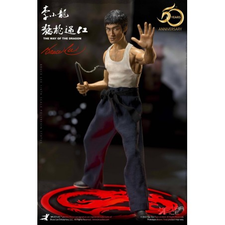 BRUCE LEE THE WAY OF THE DRAGON DELUXE LIGHT UP 30CM STATUA FIGURE