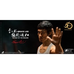 STAR ACE BRUCE LEE THE WAY OF THE DRAGON DELUXE LIGHT UP 30CM STATUA FIGURE