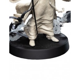 WETA LORD OF THE RINGS SARUMAN THE WHITE 26CM STATUE FIGURES OF FANDOM