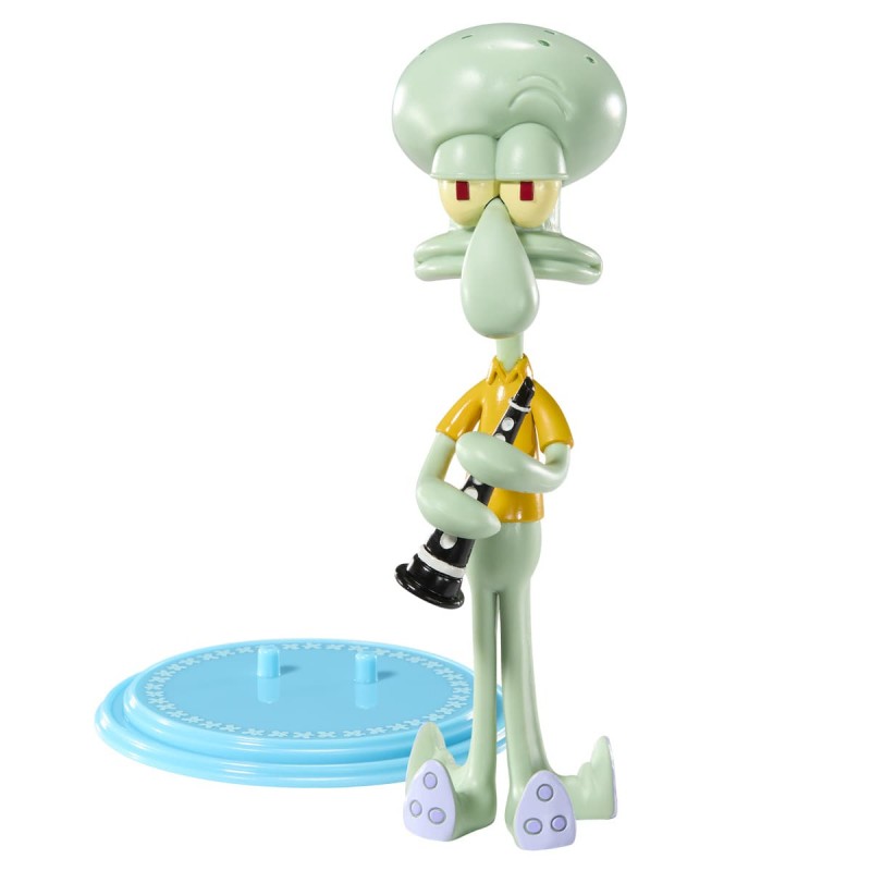 NOBLE COLLECTIONS SPONGEBOB SQUAREPANTS BENDYFIGS SQUIDWARD TENTACLES ACTION FIGURE NOBLE COLLECTIONS SPONGEBOB SQUAREPANTS BENDYFIGS SQUIDWARD TENTACLES ACTION FIGURE