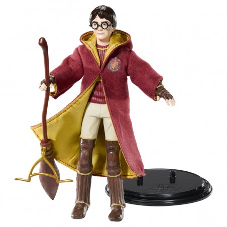 HARRY POTTER BENDYFIGS HARRY QUIDDITCH ACTION FIGURE