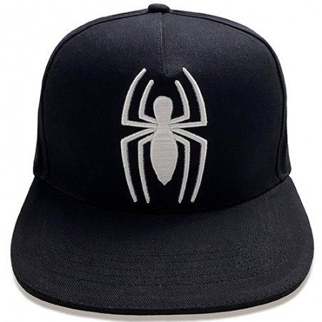 MARVEL SPIDER-MAN LOGO BLACK BASEBALL CAP