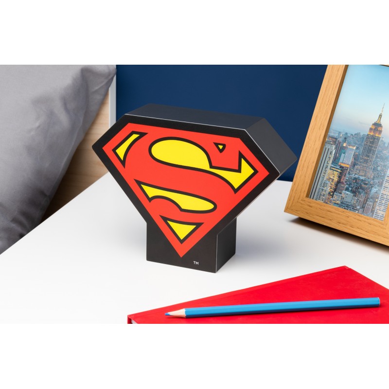 SUPERMAN LOGO LIGHT LAMPADA PALADONE PRODUCTS