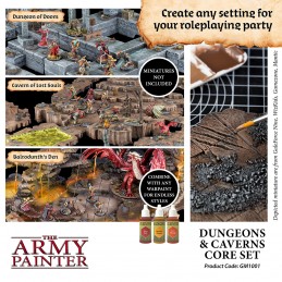 THE ARMY PAINTER GAMEMASTER DUNGEONS AND CAVERNS CORE SET