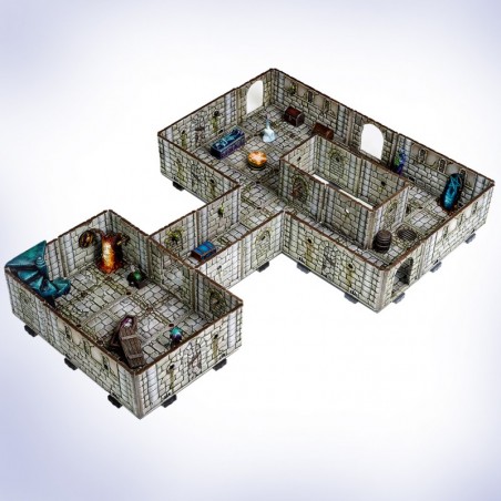 DUNGEONS AND LASERS FANTASY DUNGEON STARTER SET AMBIENTAZIONE PER MINIATURES GAME