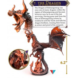 ARCHON STUDIO DUNGEONS AND LASERS DRAGON OF SHMARGONROG XL SIZED MINIATURE
