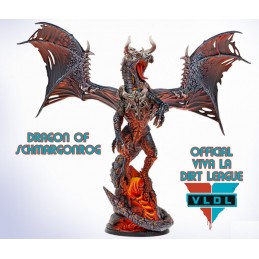 DUNGEONS AND LASERS DRAGON OF SHMARGONROG XL SIZED MINIATURE DM VAULT