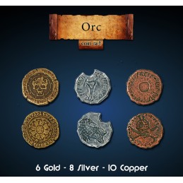 ORC 24 METAL COINS SET MONETE ORCHI DM VAULT
