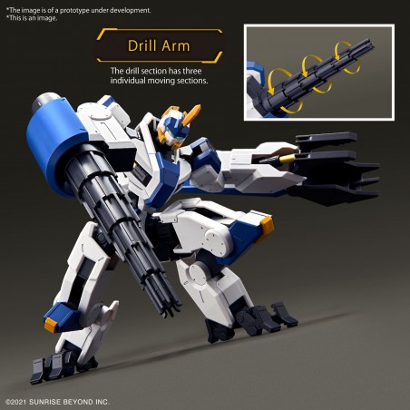HG MAILES BYAKUCHI DRILL & CLAW ARM 1/72 MODEL KIT ACTION FIGURE