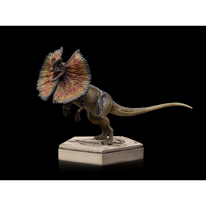 IRON STUDIOS JURASSIC PARK ICONS DILOPHOSAURUS STATUE FIGURE