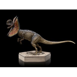 JURASSIC PARK ICONS DILOPHOSAURUS STATUA FIGURE IRON STUDIOS