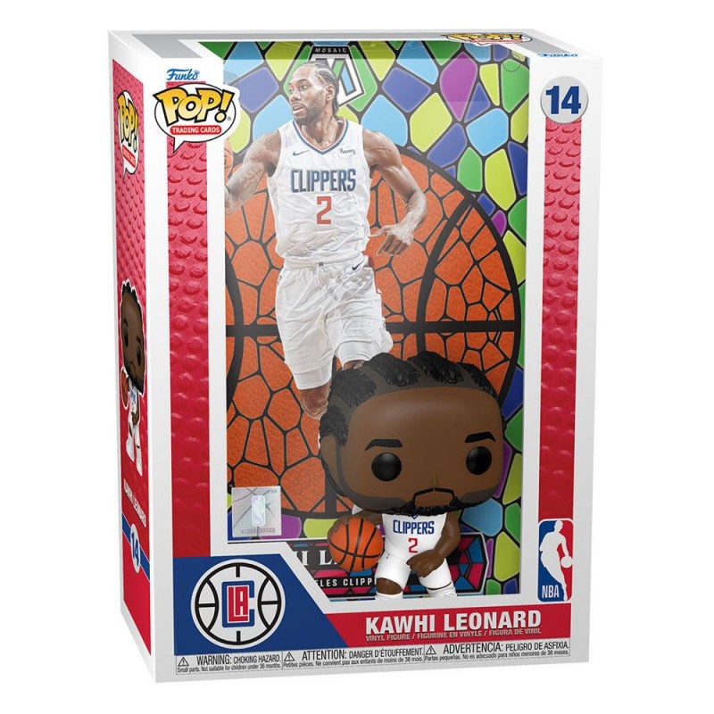 FUNKO FUNKO POP! NBA TRADING CARD KAWHI LEONARD BOBBLE HEAD FIGURE