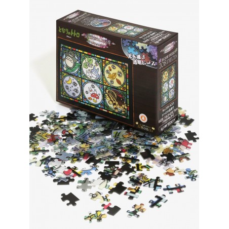 MY NEIGHBOR TOTORO STAINED GLASS 208 PCS PUZZLE JIGSAW