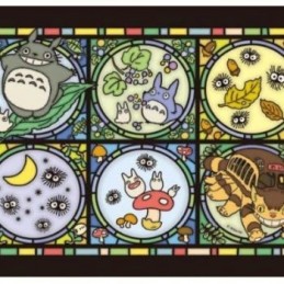 STUDIO GHIBLI MY NEIGHBOR TOTORO STAINED GLASS 208 PCS PUZZLE JIGSAW