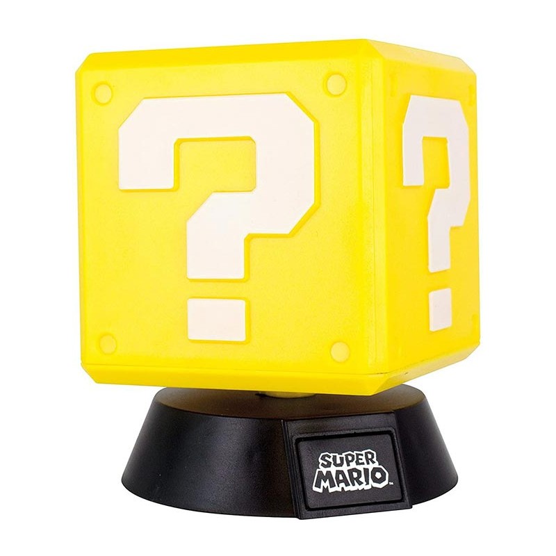 SUPER MARIO QUESTION BLOCK LIGHT LAMPADA PALADONE PRODUCTS