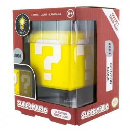 SUPER MARIO QUESTION BLOCK LIGHT LAMPADA PALADONE PRODUCTS