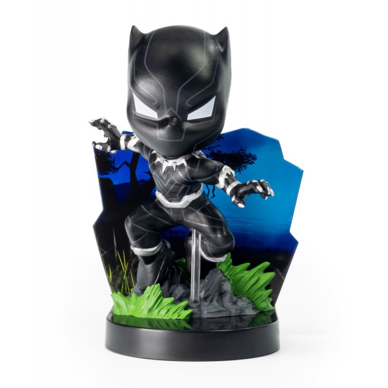 THE LOYAL SUBJECTS MARVEL SUPERAMA MINI DIORAMA BLACK PANTHER STATUE FIGURE THE LOYAL SUBJECTS MARVEL SUPERAMA MINI DIORAMA BLACK PANTHER STATUE FIGURE