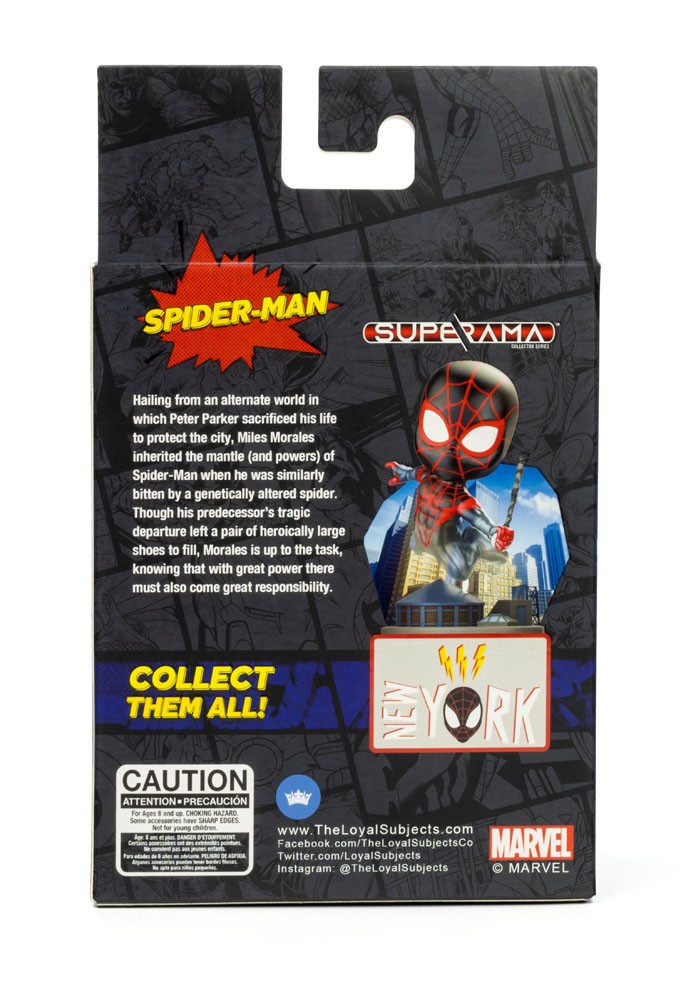 BUY MARVEL SUPERAMA MINI DIORAMA SPIDER-MAN MILES MORALES STATUE FI...