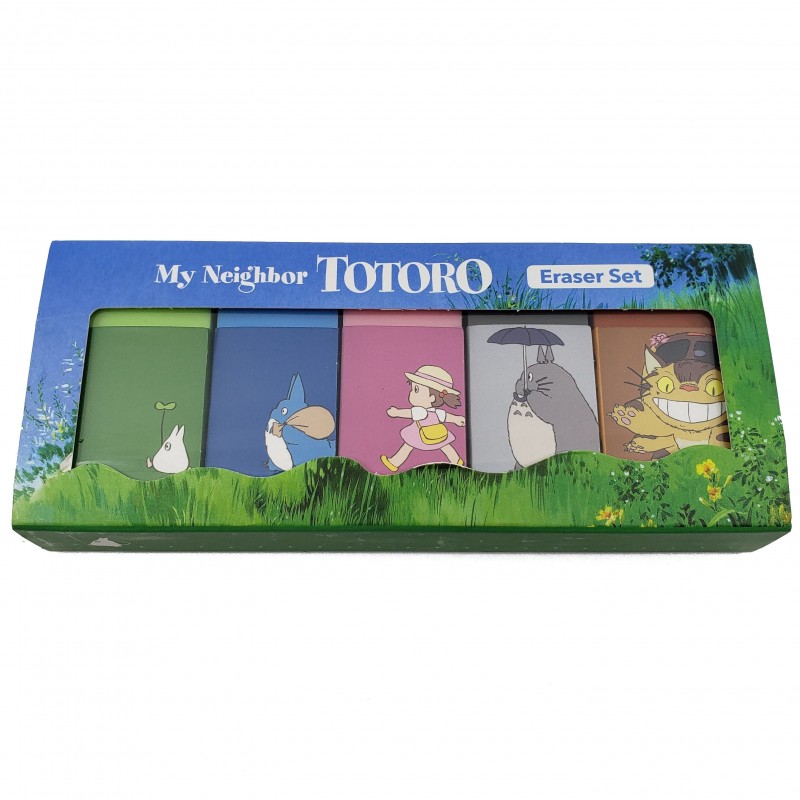 STUDIO GHIBLI MY NEIGHBOUR TOTORO ERASER SET