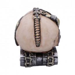 NEMESIS NOW TECHNO TANK STEAMPUNK SKULL STATUE