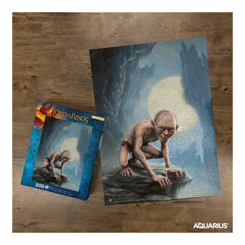 IL SIGNORE DEGLI ANELLI GOLLUM 500 PCS PUZZLE 50X35CM AQUARIUS ENT