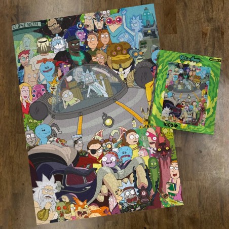 RICK AND MORTY 1000 PCS PUZZLE JIGSAW 51X71CM