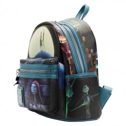 LOUNGEFLY THE NIGHTMARE BEFORE CHRISTMAS FINAL FRAME MINI BACKPACK