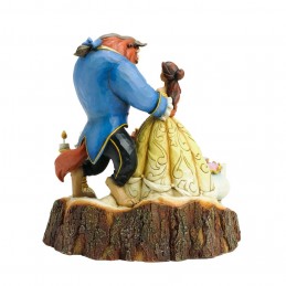 ENESCO BEAUTY AND THE BEAST DIORAMA STATUE FIGURE