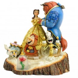 LA BELLA E LA BESTIA DIORAMA STATUA FIGURE ENESCO